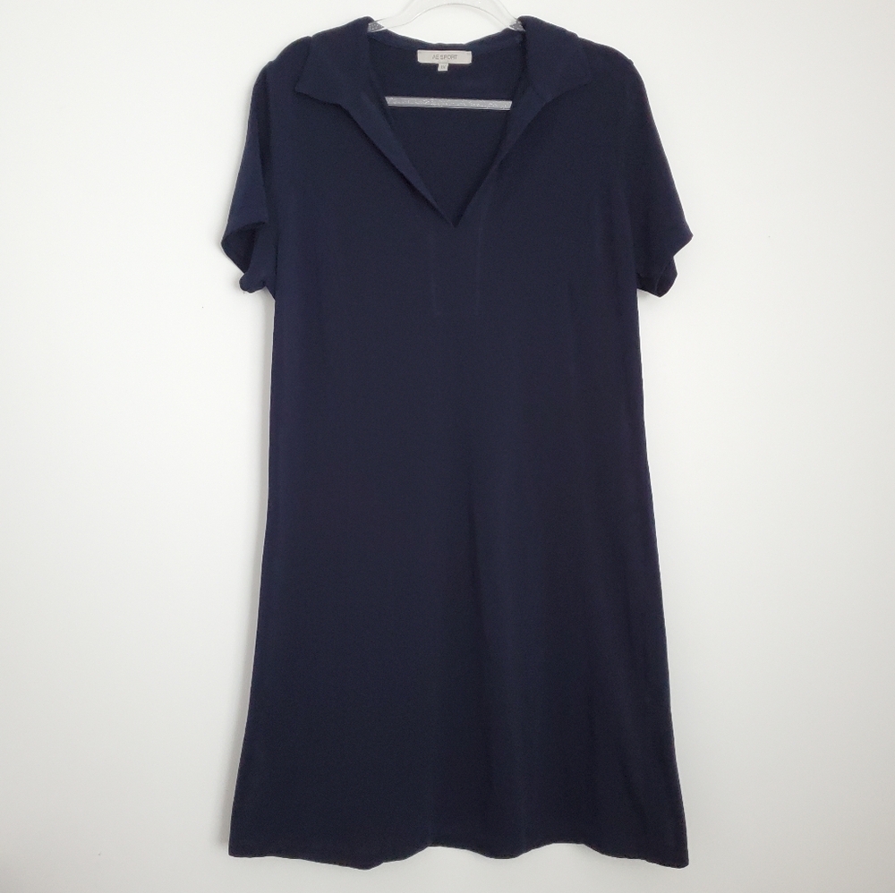 Navy Blue Polo Style Dress Size 1X